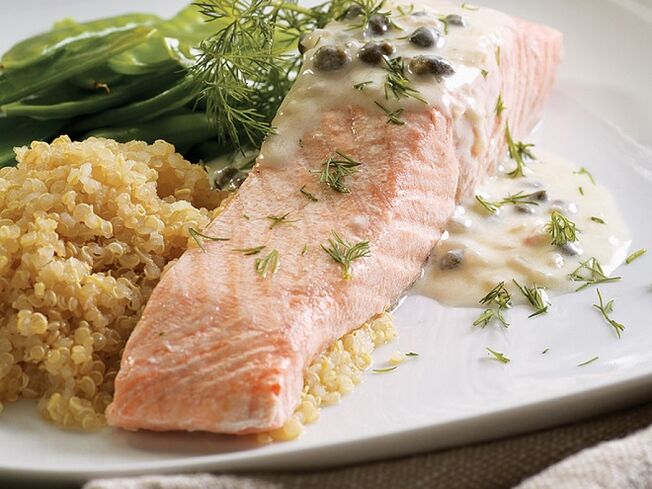 Fish dish to increase breast size